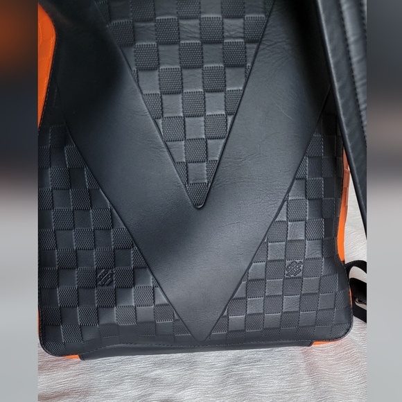 💯 LOUIS VUITTON Damier Infinite Avenue Leather Backpack - Picture 7 of 16